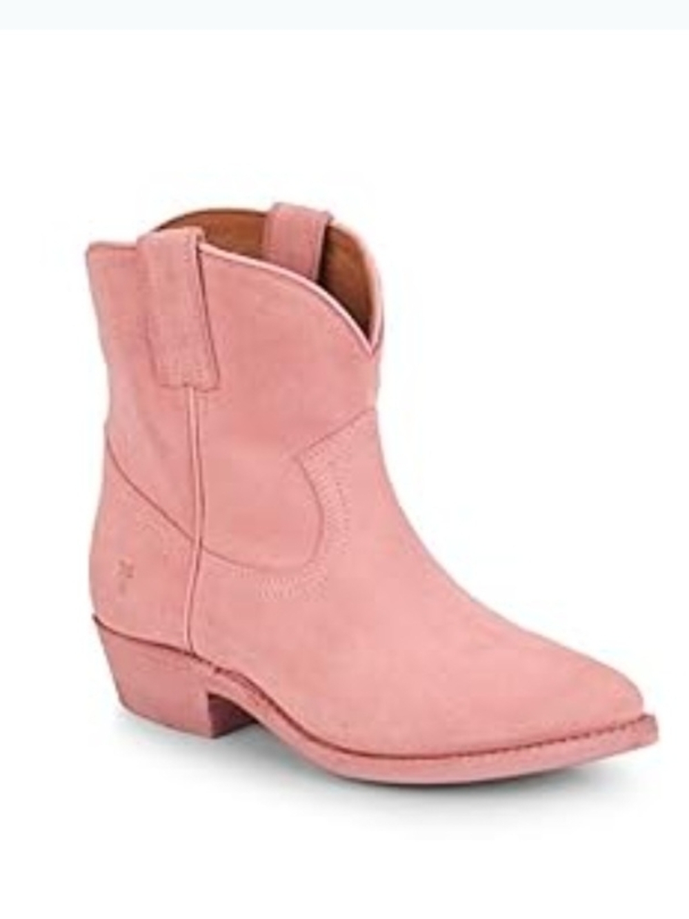 Frye Billy Pink Suede Ankle Boots 8.5